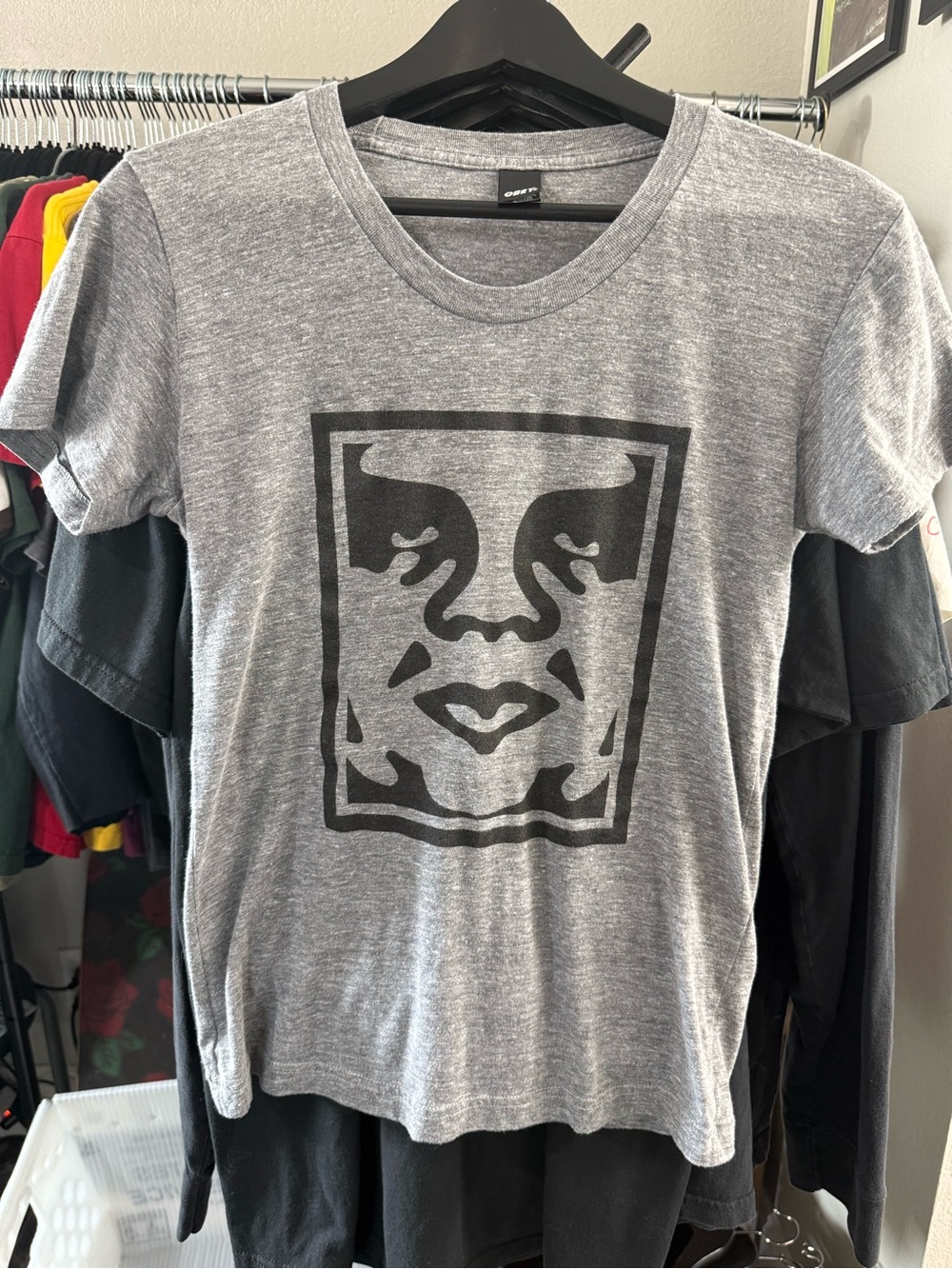 Rare VTG 90’s Made in USA Obey Iconic Andre the Giant W Shirt Measures 17X24